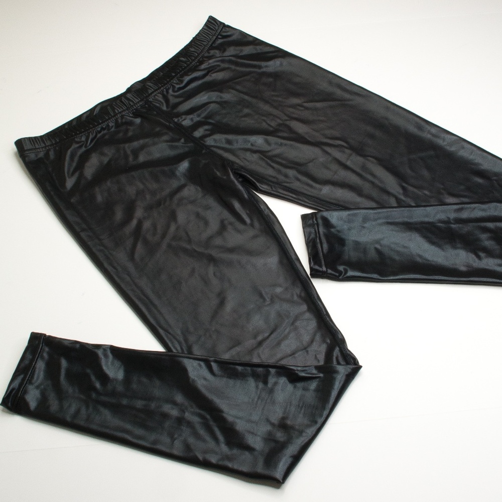 Miley Cyrus/Max Azria Wet Look Leggings